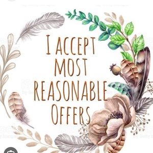 - I accept most reasonable offer Make me a reasonable offer